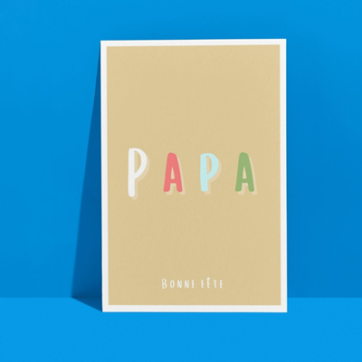 Bonne fête papa Lettres