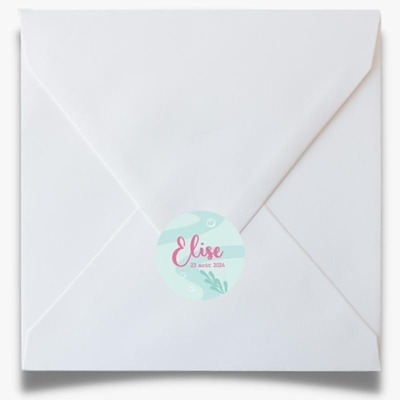 Sticker enveloppe Mermaids