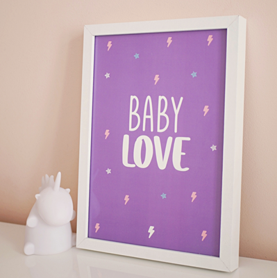 Petite affiche Baby Love 