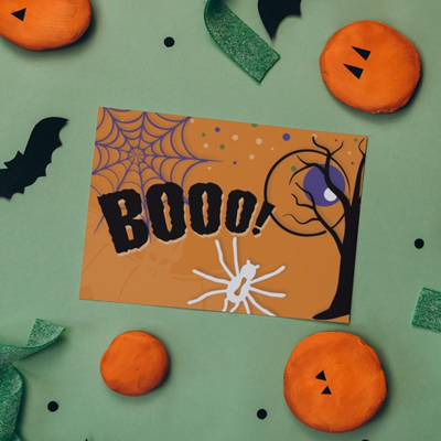 Invitations Halloween Boo