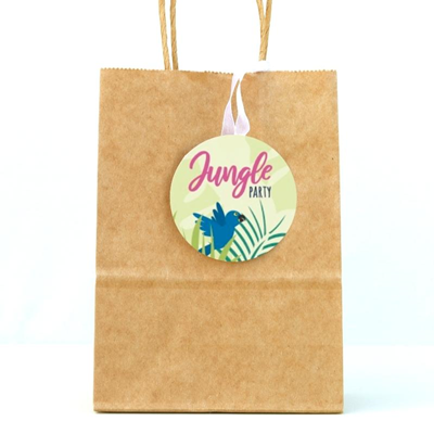 Etiquettes cadeaux Jungle