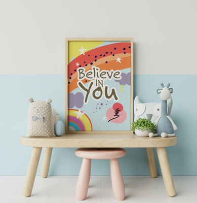 Petite affiche Believe in You